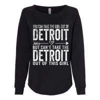 Girl Out Of Detroit Michigan Hometown Home Detroit Womens California Wash Sweatshirt