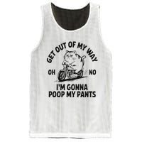 Get Out Of My Way Gonna Poop My Pants Mesh Reversible Basketball Jersey Tank