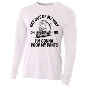 Get Out Of My Way Gonna Poop My Pants Cooling Performance Long Sleeve Crew