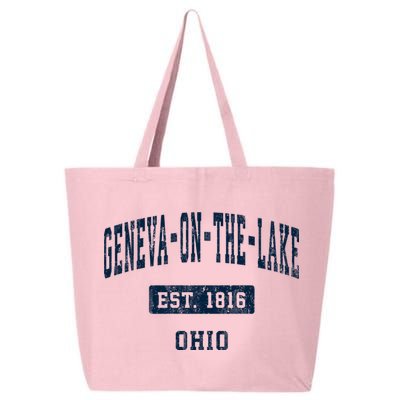 Genevaonthelake Ohio Oh Vintage Sports Established 25L Jumbo Tote