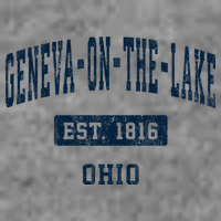 Genevaonthelake Ohio Oh Vintage Sports Established Toddler Hoodie