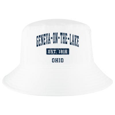 Genevaonthelake Ohio Oh Vintage Sports Established Cool Comfort Performance Bucket Hat