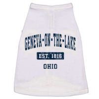 Genevaonthelake Ohio Oh Vintage Sports Established Doggie Tank