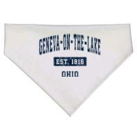 Genevaonthelake Ohio Oh Vintage Sports Established USA-Made Doggie Bandana