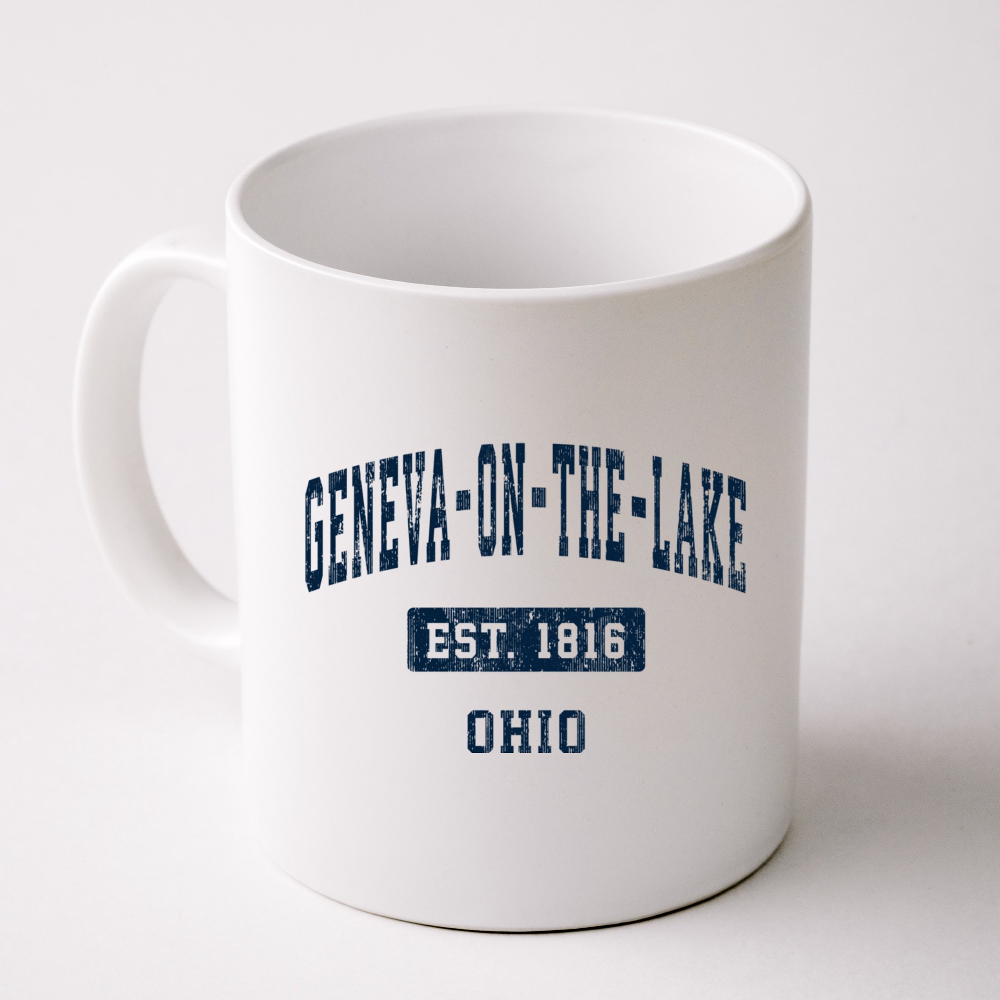 Genevaonthelake Ohio Oh Vintage Sports Established Mug