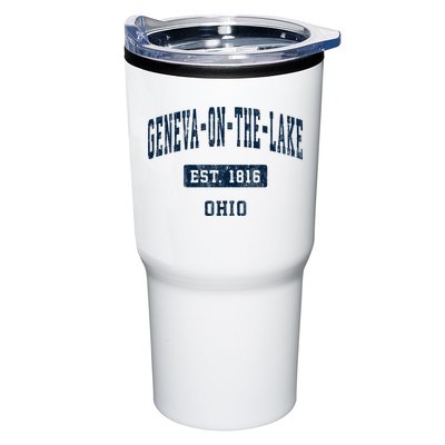 Genevaonthelake Ohio Oh Vintage Sports Established Tumbler