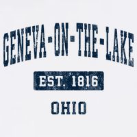 Genevaonthelake Ohio Oh Vintage Sports Established Kids T-Shirt