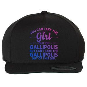 Girl Out Of Gallipolis Oh Ohio Gift Funny Home Roots Usa Gift Wool Snapback Cap