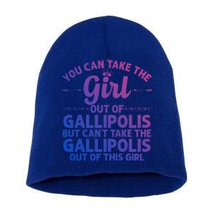 Girl Out Of Gallipolis Oh Ohio Gift Funny Home Roots Usa Gift Short Acrylic Beanie