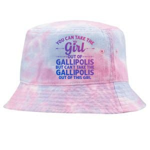 Girl Out Of Gallipolis Oh Ohio Gift Funny Home Roots Usa Gift Tie-Dyed Bucket Hat