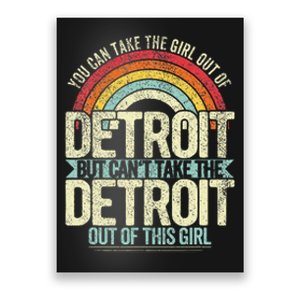 Girl Out Of Detroit Michigan Hometown Home Detroit Poster