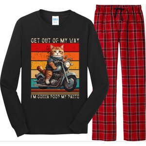 Get Out Of My Way Gonna Poop My Pants Funny Adult Humor Meme Long Sleeve Pajama Set