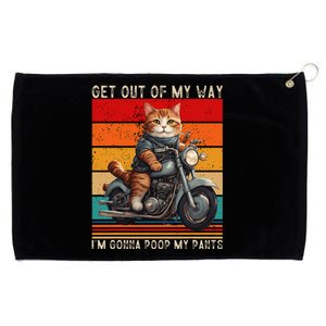 Get Out Of My Way Gonna Poop My Pants Funny Adult Humor Meme Grommeted Golf Towel