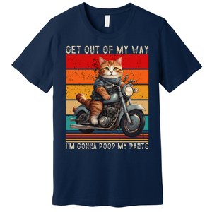 Get Out Of My Way Gonna Poop My Pants Funny Adult Humor Meme Premium T-Shirt