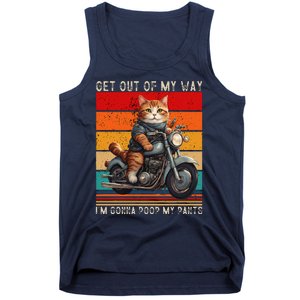 Get Out Of My Way Gonna Poop My Pants Funny Adult Humor Meme Tank Top