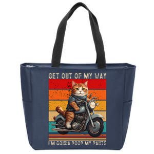 Get Out Of My Way Gonna Poop My Pants Funny Adult Humor Meme Zip Tote Bag