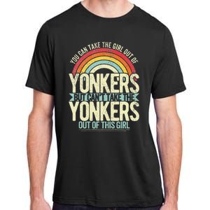 Girl Out Of Yonkers New York Hometown Home Yonkers Adult ChromaSoft Performance T-Shirt