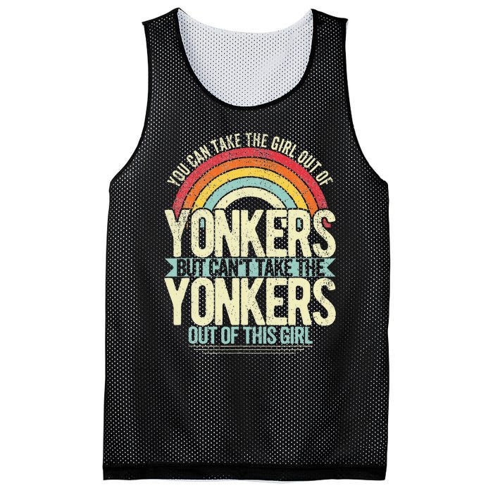 Girl Out Of Yonkers New York Hometown Home Yonkers Mesh Reversible Basketball Jersey Tank