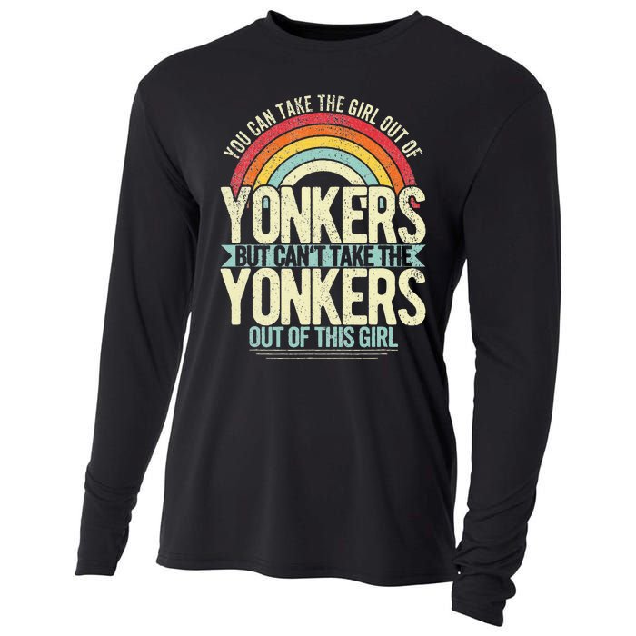 Girl Out Of Yonkers New York Hometown Home Yonkers Cooling Performance Long Sleeve Crew