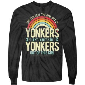 Girl Out Of Yonkers New York Hometown Home Yonkers Tie-Dye Long Sleeve Shirt