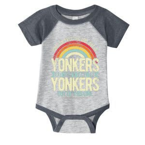 Girl Out Of Yonkers New York Hometown Home Yonkers Infant Baby Jersey Bodysuit