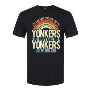 Girl Out Of Yonkers New York Hometown Home Yonkers Softstyle CVC T-Shirt