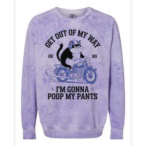 Get Out Of My Way Gonna Poop My Pants Funny Adult Humor Meme Colorblast Crewneck Sweatshirt