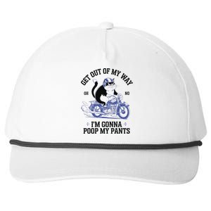 Get Out Of My Way Gonna Poop My Pants Funny Adult Humor Meme Snapback Five-Panel Rope Hat