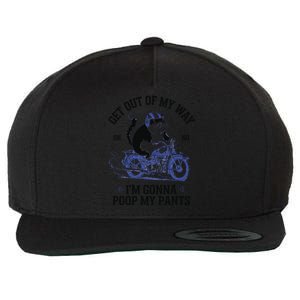 Get Out Of My Way Gonna Poop My Pants Funny Adult Humor Meme Wool Snapback Cap