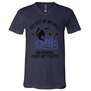 Get Out Of My Way Gonna Poop My Pants Funny Adult Humor Meme V-Neck T-Shirt