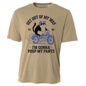 Get Out Of My Way Gonna Poop My Pants Funny Adult Humor Meme Cooling Performance Crew T-Shirt