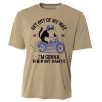 Get Out Of My Way Gonna Poop My Pants Funny Adult Humor Meme Cooling Performance Crew T-Shirt