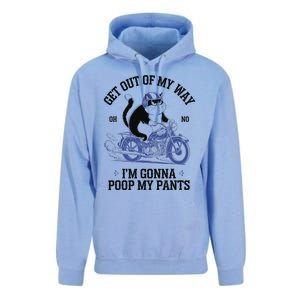 Get Out Of My Way Gonna Poop My Pants Funny Adult Humor Meme Unisex Surf Hoodie