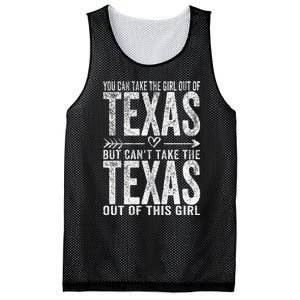 Girl Out Of Texas Hometown Home Texas Mesh Reversible Basketball Jersey Tank