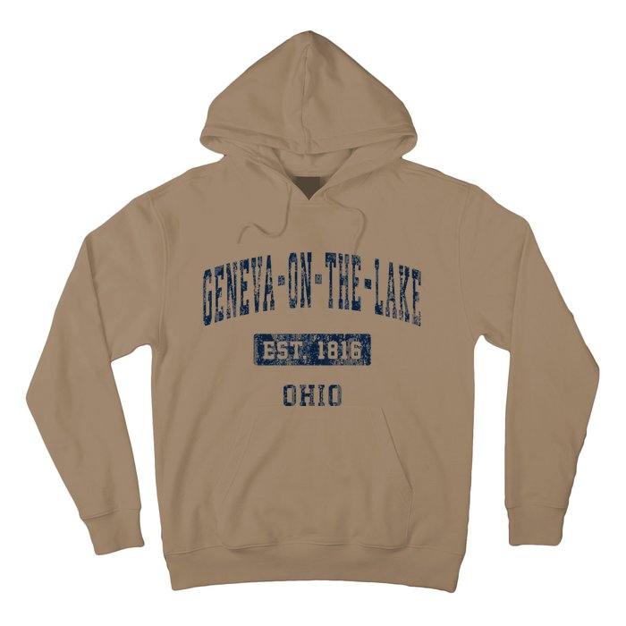 Genevaonthelake Ohio Oh Vintage Established D Hoodie