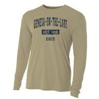 Genevaonthelake Ohio Oh Vintage Established D Cooling Performance Long Sleeve Crew