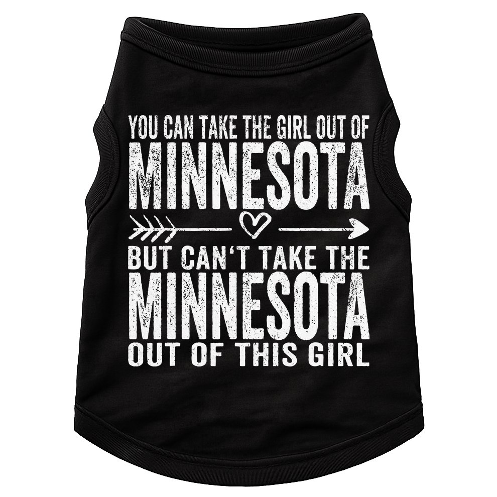 Girl Out Of Minnesota Hometown Home Minnesota Doggie Tank