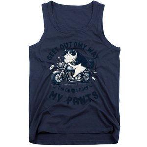 Get Out Of My Way Gonna Poop My Pants Funny Adult Humor Meme Tank Top