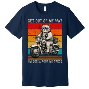 Get Out Of My Way Gonna Poop My Pants Funny Adult Humor Meme Premium T-Shirt