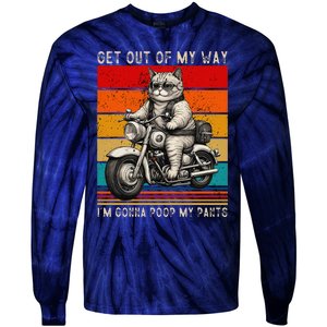 Get Out Of My Way Gonna Poop My Pants Funny Adult Humor Meme Tie-Dye Long Sleeve Shirt