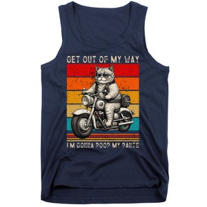 Get Out Of My Way Gonna Poop My Pants Funny Adult Humor Meme Tank Top