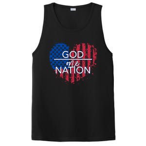 God Over One Nation Gift PosiCharge Competitor Tank