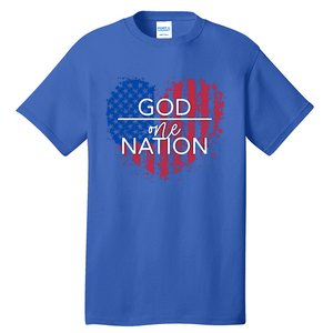 God Over One Nation Gift Tall T-Shirt