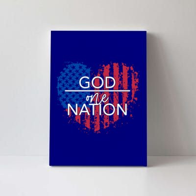 God Over One Nation Gift Canvas