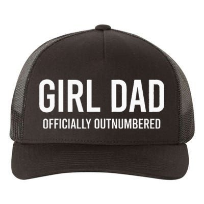 GirlDad Officially Outnumbered Funny Yupoong Adult 5-Panel Trucker Hat