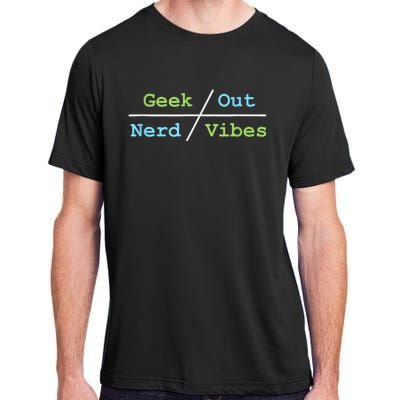 Geek Out On Nerd Vibes Adult ChromaSoft Performance T-Shirt