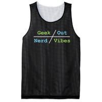 Geek Out On Nerd Vibes Mesh Reversible Basketball Jersey Tank