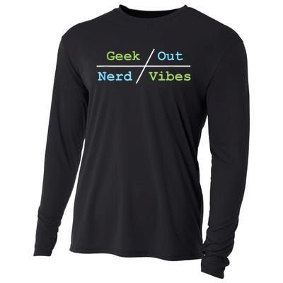 Geek Out On Nerd Vibes Cooling Performance Long Sleeve Crew