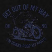 Get Out Of My Way Gonna Poop My Pants Funny Meme Ladies PosiCharge Tri-Blend Wicking Tank