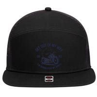 Get Out Of My Way Gonna Poop My Pants Funny Meme 7 Panel Mesh Trucker Snapback Hat